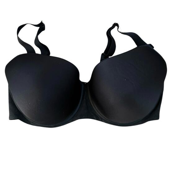 ^NWOT Chantelle C401474 C Jolie Custom Coverage Tshirt Black Bra – Sz 38DDD - Picture 5 of 12